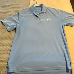 Men’s UA light blue, golf polo